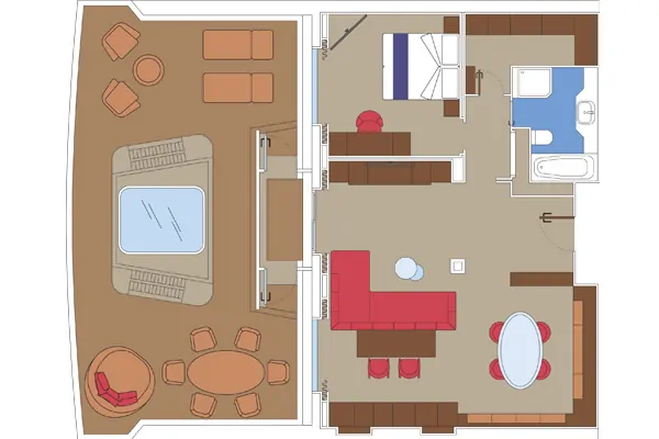 Сьют Owner’s Yacht Club (YC4)