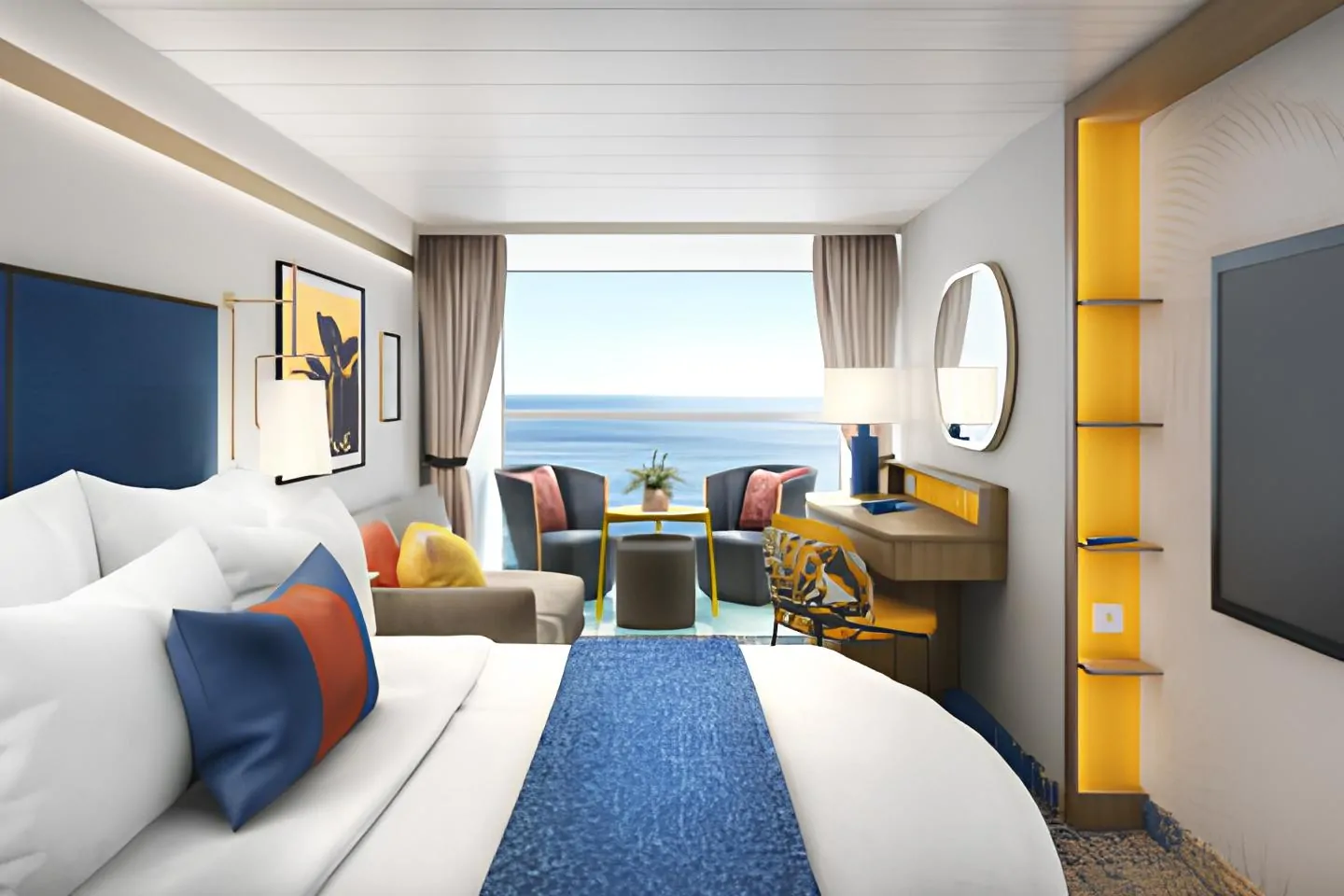 С балконом Infinite Ocean View Balcony (I3)