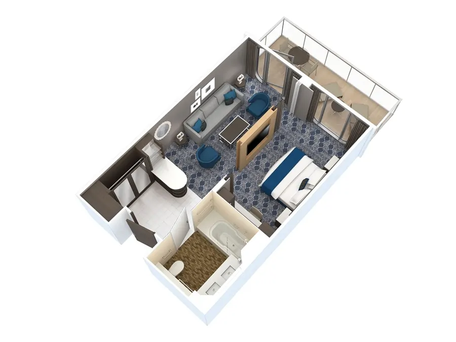 Сьют Grand Suite - 1 Bedroom (GS)