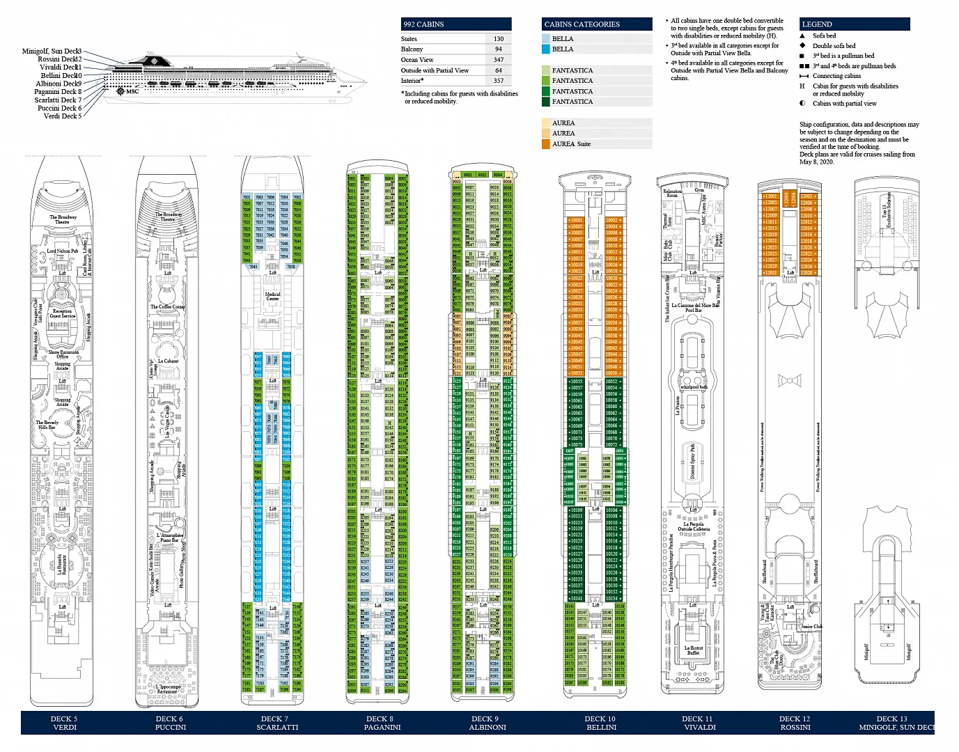MSC Lirica-Схема