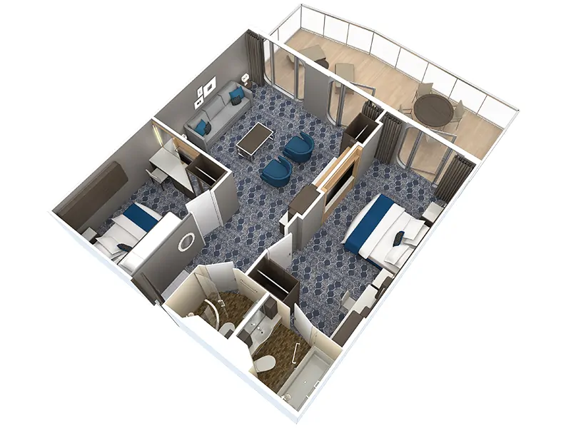 Сьют Royal Family Suite with Balcony (GT)