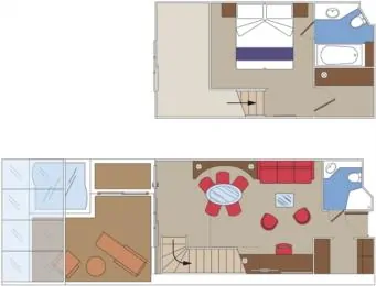 Сьют с джакузи Duplex Yacht Club (YJD)